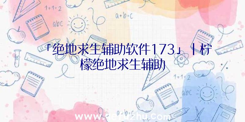 「绝地求生辅助软件173」|柠檬绝地求生辅助